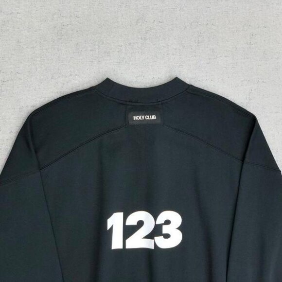 RIVINGTON ROI REBIS Digitally Signed Classic T Shirt Black Long Sleeve - Picture 6 of 6